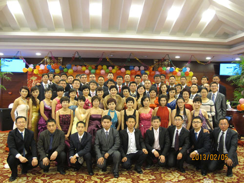 2013春節(jié)晚會(huì)集體合影